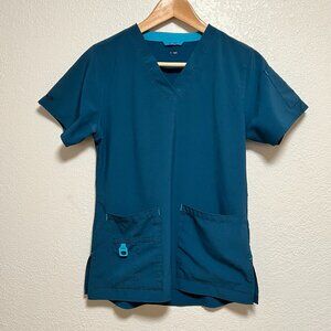 Carhartt Cross-Flex Media Scrub Womens Teal Size‎ XS